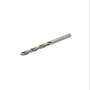 RUKO 214045 Jobber-Length Drill Bit, 4.5mm, Split Point, High-Speed Steel, Pack Of 10 | CV7HLX