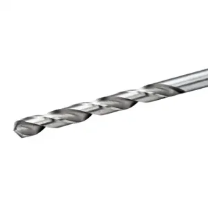 RUKO 214809 Jobber-Length Drill Bit, 3/16 Inch Size, Split Point, High-Speed Steel, Pack Of 10 | CV7HNB