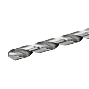 RUKO 214818 Jobber-Length Drill Bit, 21/64 Inch Size, Split Point, High-Speed Steel, Pack Of 10 | CV7HNL