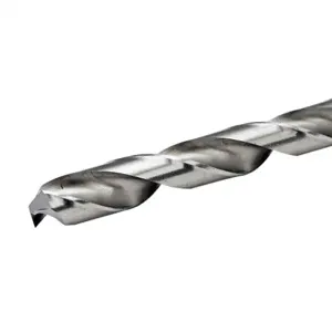 RUKO 214821 Jobber-Length Drill Bit, 3/8 Inch Size, Split Point, High-Speed Steel, Pack Of 10 | CV7HNP