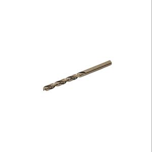 RUKO 215042 Jobber-Length Drill Bit, 4.2mm, Split Point, 5 Perc. Cobalt High-Speed Steel, Pack Of 10 | CV7HQB