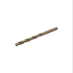 RUKO 215813 Jobber-Length Drill Bit, 1/4 Inch Size, Split Point, 5 Perc. Cobalt Hss, Pack Of 10 | CV7HRL