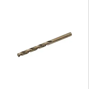 RUKO 215814 Jobber-Length Drill Bit, 17/64 Inch Size, Split Point, 5 Perc. Cobalt Hss, Pack Of 10 | CV7HRM