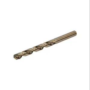 RUKO 215819 Jobber-Length Drill Bit, 11/32 Inch Size, Split Point, 5 Perc. Cobalt Hss, Pack Of 10 | CV7HRT