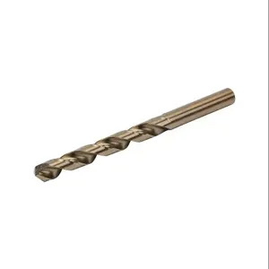 RUKO 215822 Jobber-Length Drill Bit, 25/64 Inch Size, Split Point, 5 Perc. Cobalt Hss, Pack Of 10 | CV7HRW