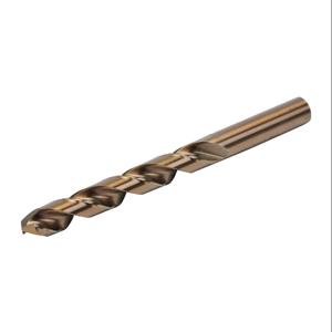 RUKO 215829 Jobber-Length Drill Bit, 1/2 Inch Size, Split Point, 5 Perc. Cobalt High-Speed Steel, Pack Of 5 | CV7HTC