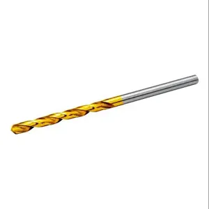 RUKO 250804T Jobber-Length Drill Bit, 7/64 Inch Size, Split Point, High-Speed Steel, Pack Of 10 | CV7HTF