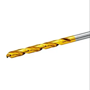 RUKO 250808T Jobber-Length Drill Bit, 11/64 Inch Size, Split Point, High-Speed Steel, Pack Of 10 | CV7HTG