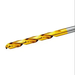 RUKO 250810T Jobber-Length Drill Bit, 13/64 Inch Size, Split Point, High-Speed Steel, Pack Of 10 | CV7HTJ