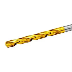 RUKO 250811T Jobber-Length Drill Bit, 7/32 Inch Size, Split Point, High-Speed Steel, Pack Of 10 | CV7HTK