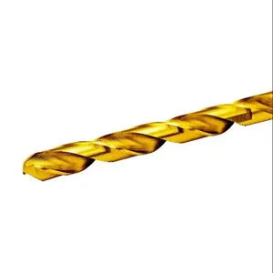 RUKO 250814T Jobber-Length Drill Bit, 17/64 Inch Size, Split Point, High-Speed Steel, Pack Of 10 | CV7HTN