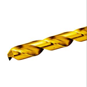 RUKO 250823T Jobber-Length Drill Bit, 13/32 Inch Size, Split Point, High-Speed Steel, Pack Of 10 | CV7HTX