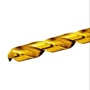 RUKO 250824T Jobber-Length Drill Bit, 27/64 Inch Size, Split Point, High-Speed Steel, Pack Of 5 | CV7HTY