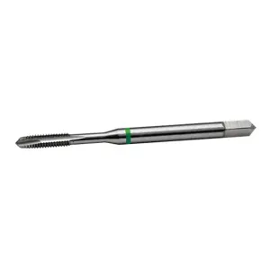 RUKO 265100UNF Machine Tap, #10-32 Unf Per Ansi/Asme B1.1, 5 Perc. Cobalt High-Speed Steel, Bright Finish | CV7THW