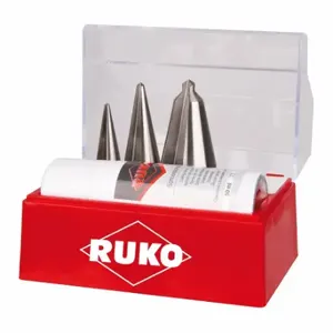 RUKO 101009 Tube and Sheet Drill, 6 Hole Sizes, 3 mm to 30.5 mm, BrigHeight Uncoated Finish, Metric | CT9FUF 783YJ1