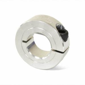 RULAND MANUFACTURING CLD-4-A D-Bore Shaft Collar, 1 Piece, D, Clamp On, 1/4 Inch Bore Dia, Aluminum | CT9HRL 805CM3