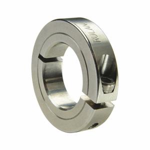 RULAND MANUFACTURING ENCL45-16MM-SS Shaft Collar, 1 Piece, Metric, Round, Clamp On, 16 mm Bore Dia, 10 mm Collar Wide | CT9LYP 45WT52