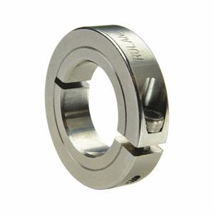 RULAND MANUFACTURING ENCL45-16MM-SS Shaft Collar, 1 Piece, Metric, Round, Clamp On, 16 mm Bore Dia, 10 mm Collar Wide | CT9LYP 45WT52