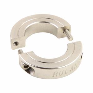 RULAND MANUFACTURING ENSP60-25MM-SS Shaft Collar, 2 Piece, Metric, Round, Clamp On, 25 mm Bore Dia, 12 mm Collar Wide | CT9MNT 45WU14
