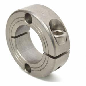 RULAND MANUFACTURING FHD-MCL-18E-SS Mountable Shaft Collar, 1 1/8 Inch Bore Dia, Round, Stainless Steel, 303, 1 Piece | CT9JCH 805NH8