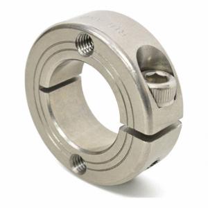 RULAND MANUFACTURING FHT-MCL-16E-SS Mountable Shaft Collar, 1 Inch Bore Dia, Round, Stainless Steel, Face Mount Holes | CT9JEF 805NY4