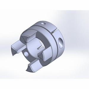 RULAND MANUFACTURING MJC80-35-A Jaw Coupling Hub, MJC80 Coupling Size, 79.4 mm Outside Dia, Metric, Aluminum | CT9HQY 805LW9