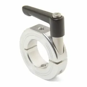 RULAND MANUFACTURING LV-OF-MCL-25-A Quick Clamping Shaft Collar, 25 mm Bore Dia, Round, Aluminum, Bright | CT9KVF 805RZ0