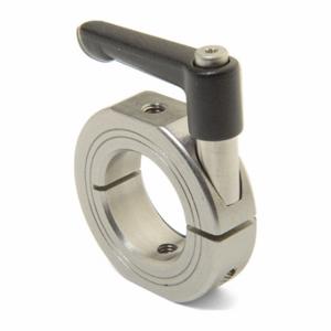 RULAND MANUFACTURING LV-OF-MCL-35-SS Quick Clamping Shaft Collar, 35 mm Bore Dia, Round, Stainless Steel, Black | CT9LDB 805T02