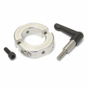 RULAND MANUFACTURING LV-OF-MSP-20-A Quick Clamping Shaft Collar, 20 mm Bore Dia, Round, Aluminum, Bright | CT9KPE 805T27