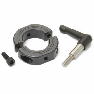 RULAND MANUFACTURING LV-OF-MSP-25-F Quick Clamping Shaft Collar, 25 mm Bore Dia, Round, Carbon Steel, Black | CT9KVK 805T39