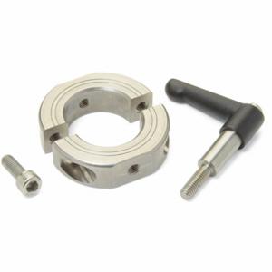 RULAND MANUFACTURING LV-OF-MSP-12E-SS Quick Clamping Shaft Collar, 3/4 Inch Bore Dia, Round, Stainless Steel, Zinc | CT9KYJ 805T17