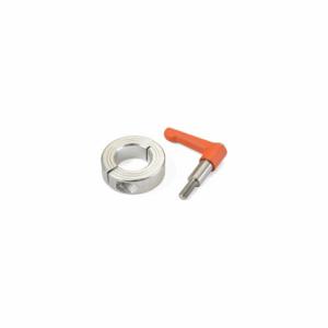 RULAND MANUFACTURING LVO-MCL-15-A Quick Clamping Shaft Collar, 15 mm Bore Dia, Round, Aluminum, Orange | CT9KGL 805T92