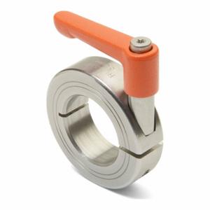 RULAND MANUFACTURING LVO-MCL-28-SS Quick Clamping Shaft Collar, 28 mm Bore Dia, Round, Stainless Steel, Zinc | CT9KWV 805KU3