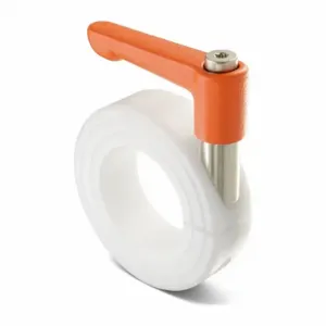 RULAND MANUFACTURING LVO-MCL-14-P Quick Clamping Shaft Collar, 14 mm Bore Dia, Round, Acetal, Plastic, Orange | CT9KFB 805T89