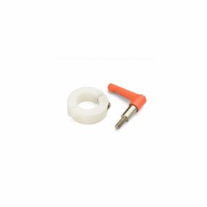 RULAND MANUFACTURING LVO-MSP-22-P Quick Clamping Shaft Collar, 22 mm Bore Dia, Round, Acetal, Plastic, Orange | CT9KRB 805L89