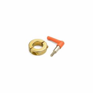 RULAND MANUFACTURING LVO-MSP-25-FZ Quick Clamping Shaft Collar, 25 mm Bore Dia, Round, Carbon Steel, Orange | CT9KUD 805LC0