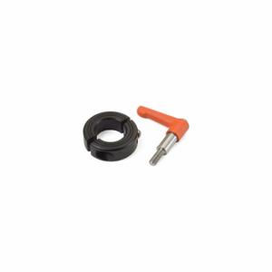 RULAND MANUFACTURING LVO-MSP-18E-AN Quick Clamping Shaft Collar, 1 1/8 Inch Bore Dia, Round, Aluminum, Orange | CT9NJJ 805L55