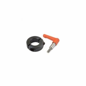 RULAND MANUFACTURING LVO-MSP-28-F Quick Clamping Shaft Collar, 28 mm Bore Dia, Round, Carbon Steel, Orange | CT9KWQ 805LD1