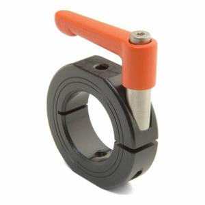 RULAND MANUFACTURING LVO-OF-MCL-20-F Quick Clamping Shaft Collar, 20 mm Bore Dia, Round, Carbon Steel, Orange | CT9KPM 805LL2