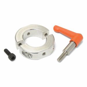 RULAND MANUFACTURING LVO-OF-MSP-25-A Quick Clamping Shaft Collar, 25 mm Bore Dia, Round, Aluminum, Bright | CT9KVE 805LT3