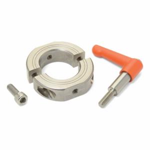 RULAND MANUFACTURING LVO-OF-MSP-8E-SS Quick Clamping Shaft Collar, 1/2 Inch Bore Dia, Round, Stainless Steel, Zinc | CT9KBA 805LV1