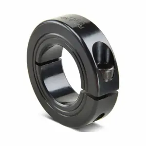 RULAND MANUFACTURING MCL-17E-F Shaft Collar, 1 Piece, Metric With Inch Bore, Round, Clamp On, 15 mm Collar Wide | CT9LRJ 805CV9