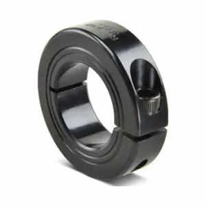 RULAND MANUFACTURING MCL-24E-F Shaft Collar, 1 Piece, Metric With Inch Bore, Round, Clamp On, 15 mm Collar Wide | CT9LPU 805D20