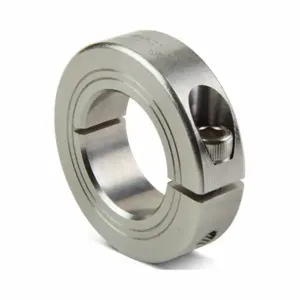 RULAND MANUFACTURING MCL-34-ST Shaft Collar, 1 Piece, Metric, Round, Clamp On, 34 mm Bore Dia, 15 mm Collar Wide | CT9MBC 805D79