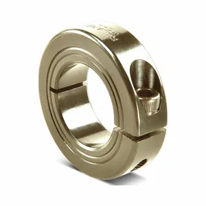 RULAND MANUFACTURING MCL-18E-FZ Shaft Collar, 1 Piece, Metric With Inch Bore, Round, Clamp On, 15 mm Collar Wide | CT9LQP 805CX0