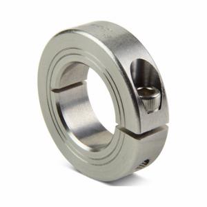 RULAND MANUFACTURING MCL-42-ST Shaft Collar, 1 Piece, Metric, Round, Clamp On, 42 mm Bore Dia, 19 mm Collar Wide | CT9MBW 805DA9