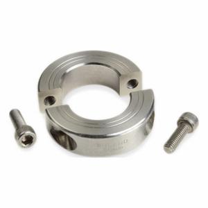 RULAND MANUFACTURING MSP-13-ST Shaft Collar, 2 Piece, Metric, Round, Clamp On, 13 mm Bore Dia, 11 mm Collar Wide | CT9MLW 805DP0