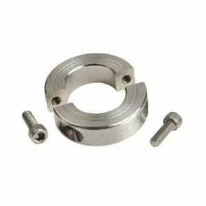 RULAND MANUFACTURING MSP-14E-SS Shaft Collar Clamp 2pc 7/8 Inch 303 Stainless Steel | AF9XHL 30VM13