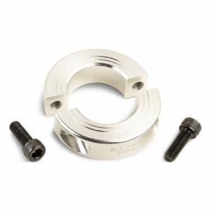 RULAND MANUFACTURING MSP-60-A Shaft Collar, 2 Piece, Metric, Round, Clamp On, 60 mm Bore Dia, 19 mm Collar Wide | CT9MQW 805EE1