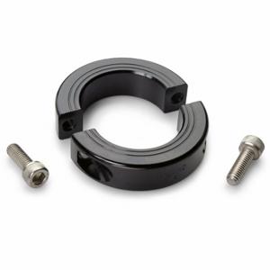 RULAND MANUFACTURING MSP-27E-AN Shaft Collar, 2 Piece, Metric With Inch Bore, Round, Clamp On, 19 mm Collar Wide | CT9MHT 805DX7